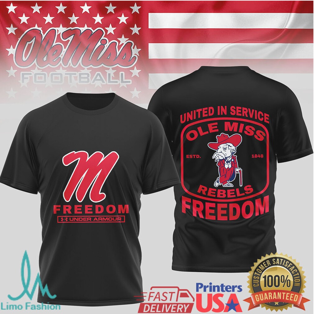 Ole Miss Rebels Freedom United in Service T Shirt by Under Armour Ole Miss Rebels Freedom United in Service T Shirt by Under Armour