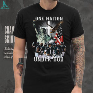 One Nation Under God Philadelphia Eagles Fan T Shirt One Nation Under God Philadelphia Eagles Fan T Shirt