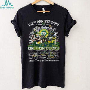 Oregon Ducks 132nd Anniversary 1894 2026 Signatures Shirt