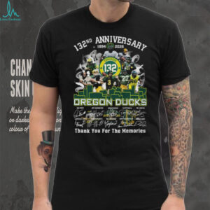 Oregon Ducks 132nd Anniversary 1894 2026 Signatures Shirt