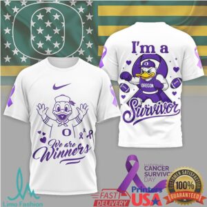 Oregon Ducks I’m a Survivor T Shirt Oregon Ducks I’m a Survivor T Shirt