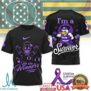 Oregon Ducks I'm a Survivor T Shirt