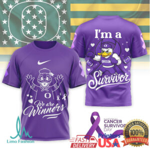 Oregon Ducks I'm a Survivor T Shirt