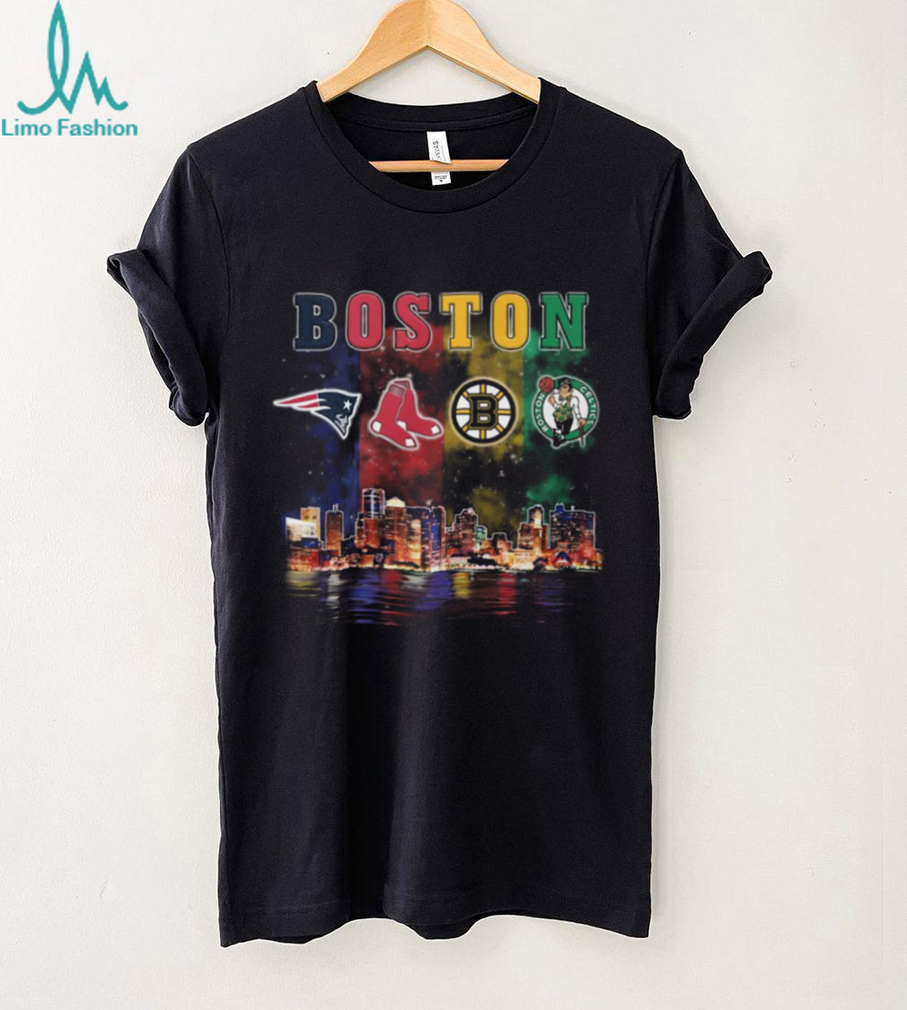 Patriots Red Sox Bruins Celtics City Pride Tee Patriots Red Sox Bruins Celtics City Pride Tee