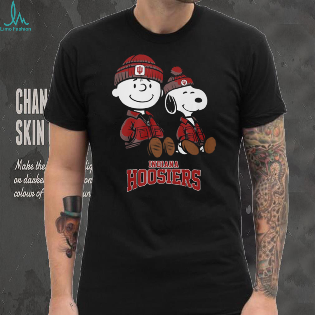 Peanuts x Indiana Hoosiers Charlie Brown & Snoopy Tee Peanuts x Indiana Hoosiers Charlie Brown & Snoopy Tee