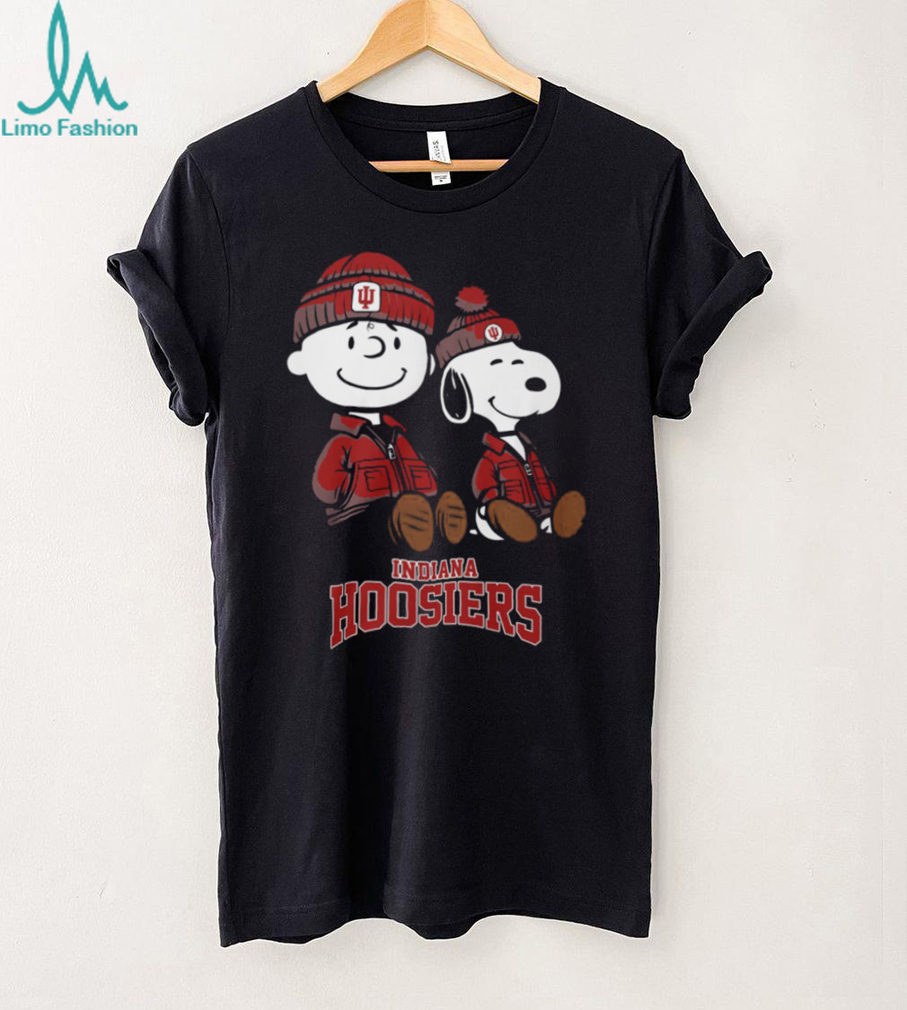 Peanuts x Indiana Hoosiers Charlie Brown & Snoopy Tee Peanuts x Indiana Hoosiers Charlie Brown & Snoopy Tee