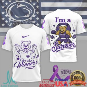 Penn State Nittany Lions I’m a Survivor, We are Winners T Shirt Penn State Nittany Lions I’m a Survivor, We are Winners T Shirt