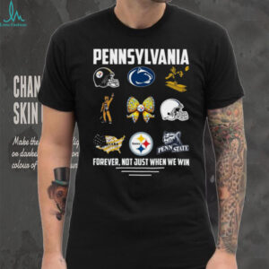 Pennsylvania Pride Steelers & Penn State Forever T Shirt Pennsylvania Pride Steelers & Penn State Forever T Shirt