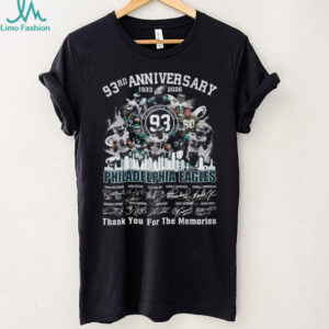 Philadelphia Eagles 93rd Anniversary 1933 2026 Commemorative T Shirt