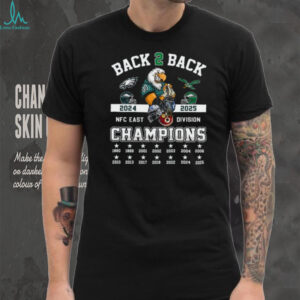 Philadelphia Eagles Back 2 Back NFC East Division Champions T Shirt Philadelphia Eagles Back 2 Back NFC East Division Champions T Shirt