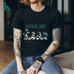Philadelphia Eagles Disney Character Abbey Road Style T Shirt