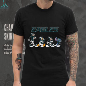 Philadelphia Eagles Disney Character Abbey Road Style T Shirt
