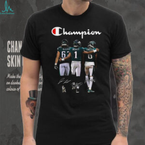 Philadelphia Eagles Kelce, Hurts, and Smith Champion T Shirt