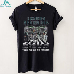 Philadelphia Eagles Legends Never Die Abbey Road Signatures T Shirt