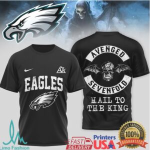 Philadelphia Eagles Official NFL Avenged Sevenfold 3D Shirt Philadelphia Eagles Official NFL Avenged Sevenfold 3D Shirt