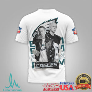 Philadelphia Eagles Official NFL Eminem 3D Shirt