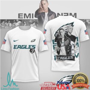 Philadelphia Eagles Official NFL Eminem 3D Shirt