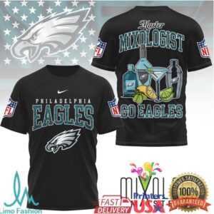 Philadelphia Eagles Official NFL Mixologist Fan 3D Shirt Philadelphia Eagles Official NFL Mixologist Fan 3D Shirt