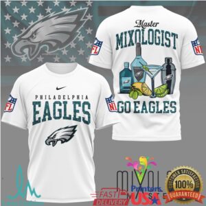 Philadelphia Eagles Official NFL Mixologist Fan 3D Shirt