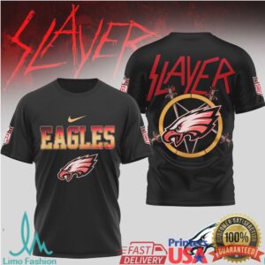 Philadelphia Eagles Official NFL Slayer 3D Shirt