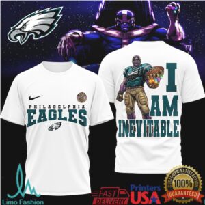 Philadelphia Eagles Official NFL Thanos 3D Shirt