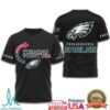 Philadelphia Eagles Official NFL Deaf Awareness 3D Shirt Philadelphia Eagles Official NFL Deaf Awareness 3D Shirt