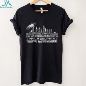 Philadelphia Eagles Thank You For The Memories Skyline T Shirt
