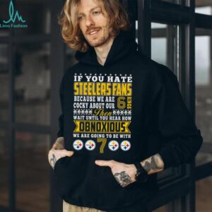 Pittsburgh Steelers 6 Time Super Bowl Champions Fan T Shirt