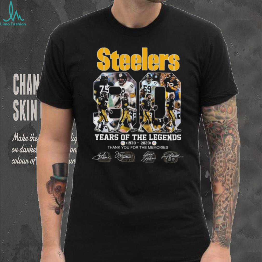 Pittsburgh Steelers 90th Anniversary Legends T Shirt Pittsburgh Steelers 90th Anniversary Legends T Shirt
