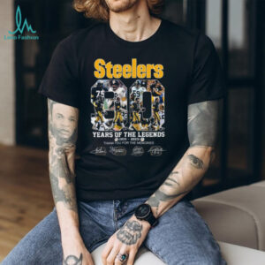 Pittsburgh Steelers 90th Anniversary T Shirt Years of the Legends