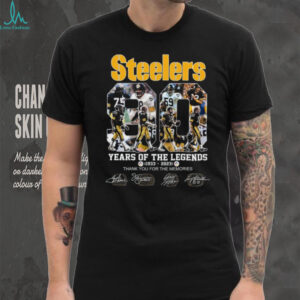 Pittsburgh Steelers 90th Anniversary T Shirt Years of the Legends