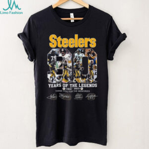 Pittsburgh Steelers 90th Anniversary T Shirt Years of the Legends