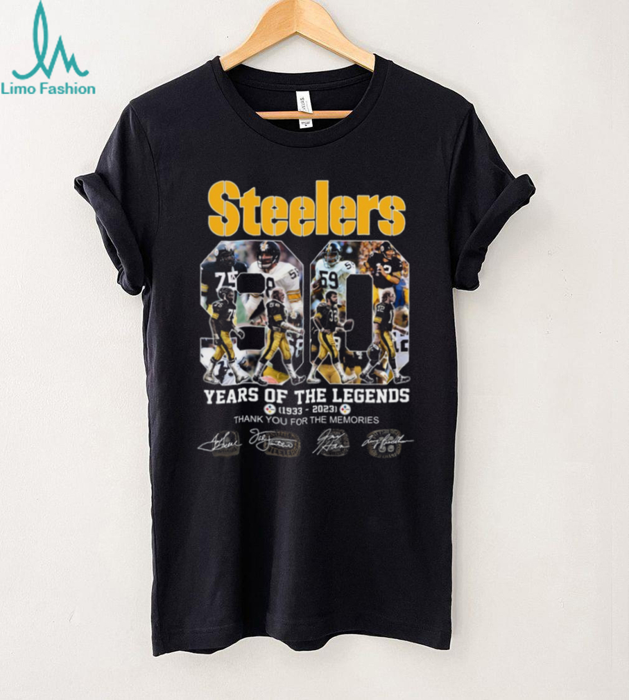 Pittsburgh Steelers 90th Anniversary T Shirt Years of the Legends Pittsburgh Steelers 90th Anniversary T Shirt Years of the Legends