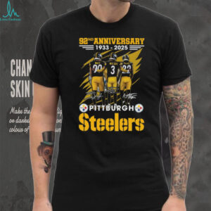 Pittsburgh Steelers 92nd Anniversary T Shirt Pittsburgh Steelers 92nd Anniversary T Shirt