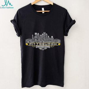 Pittsburgh Steelers Football greatest of all time team legends Pittsburgh City Skyline shirt