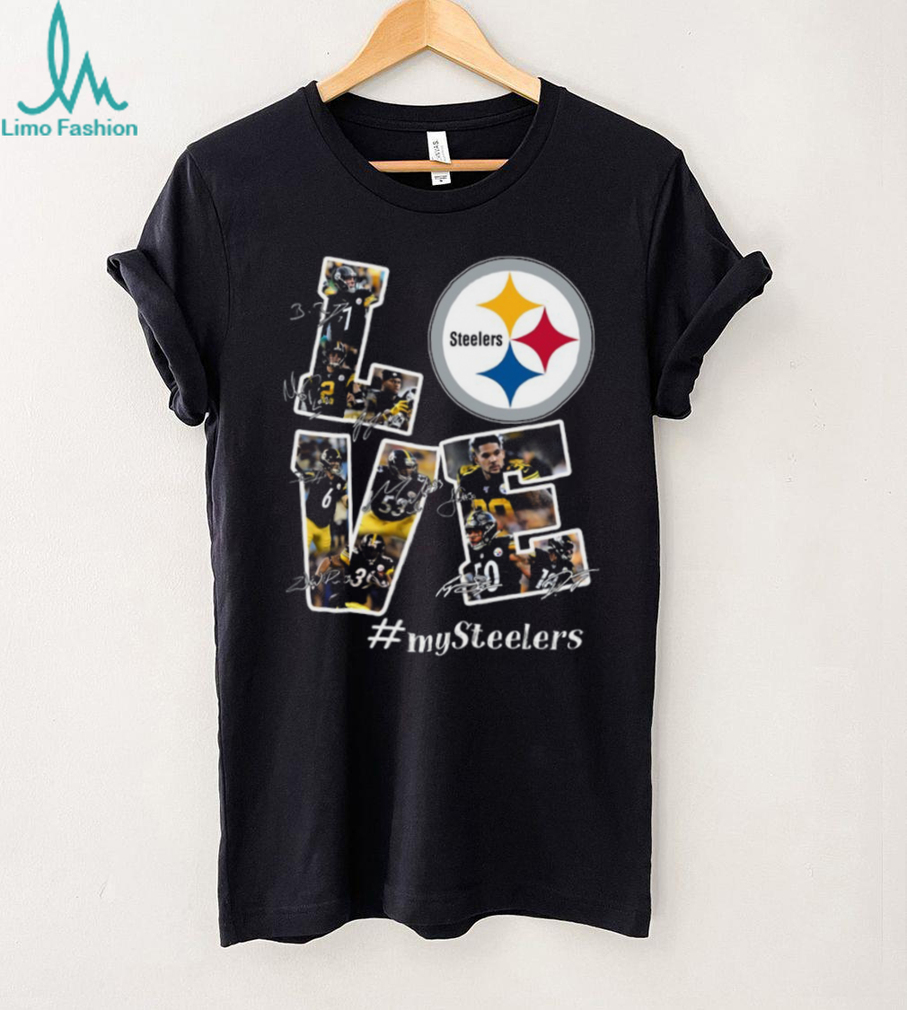 Pittsburgh Steelers LOVE Graphic T Shirt Pittsburgh Steelers LOVE Graphic T Shirt