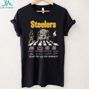Pittsburgh Steelers Legends Abbey Road Thank You For The Memories T Shirt