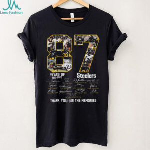 Pittsburgh Steelers Legends Thank You For The Memories T Shirt