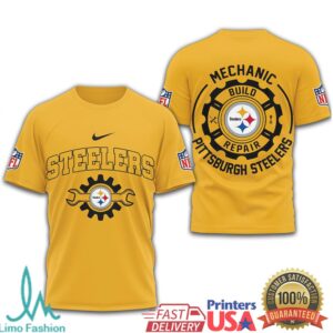 Pittsburgh Steelers Official NFL Mechanic 3D Shirt Pittsburgh Steelers Official NFL Mechanic 3D Shirt