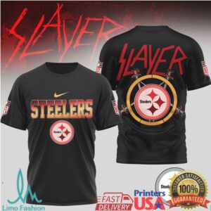 Pittsburgh Steelers Official NFL Slayer 3D Shirt