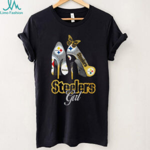 Pittsburgh Steelers Women's High Heel Fan T Shirt