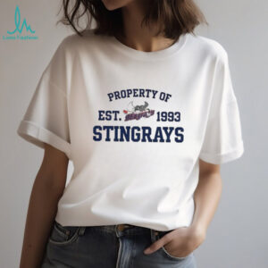 Property of Stingrays est 1993 logo vintage shirt
