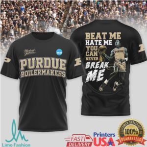 Purdue Boilermakers 'Beat Me Hate Me' Basketball T Shirt