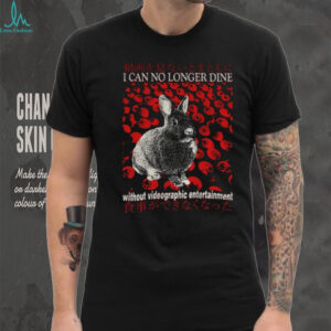Rabbit I can no longer dine Japanese vintage shirt
