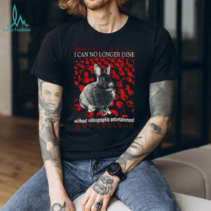 Rabbit I can no longer dine Japanese vintage shirt