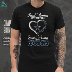 Real Women Love Football Smart Women Love The Cowboys T Shirts