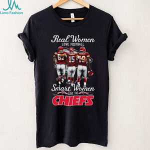 Real Women Love Football Smart Women Love the Chiefs T Shirt