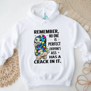 Remember No One Is Perfect Everyone's Ass Has A Crack In It T Shirt
