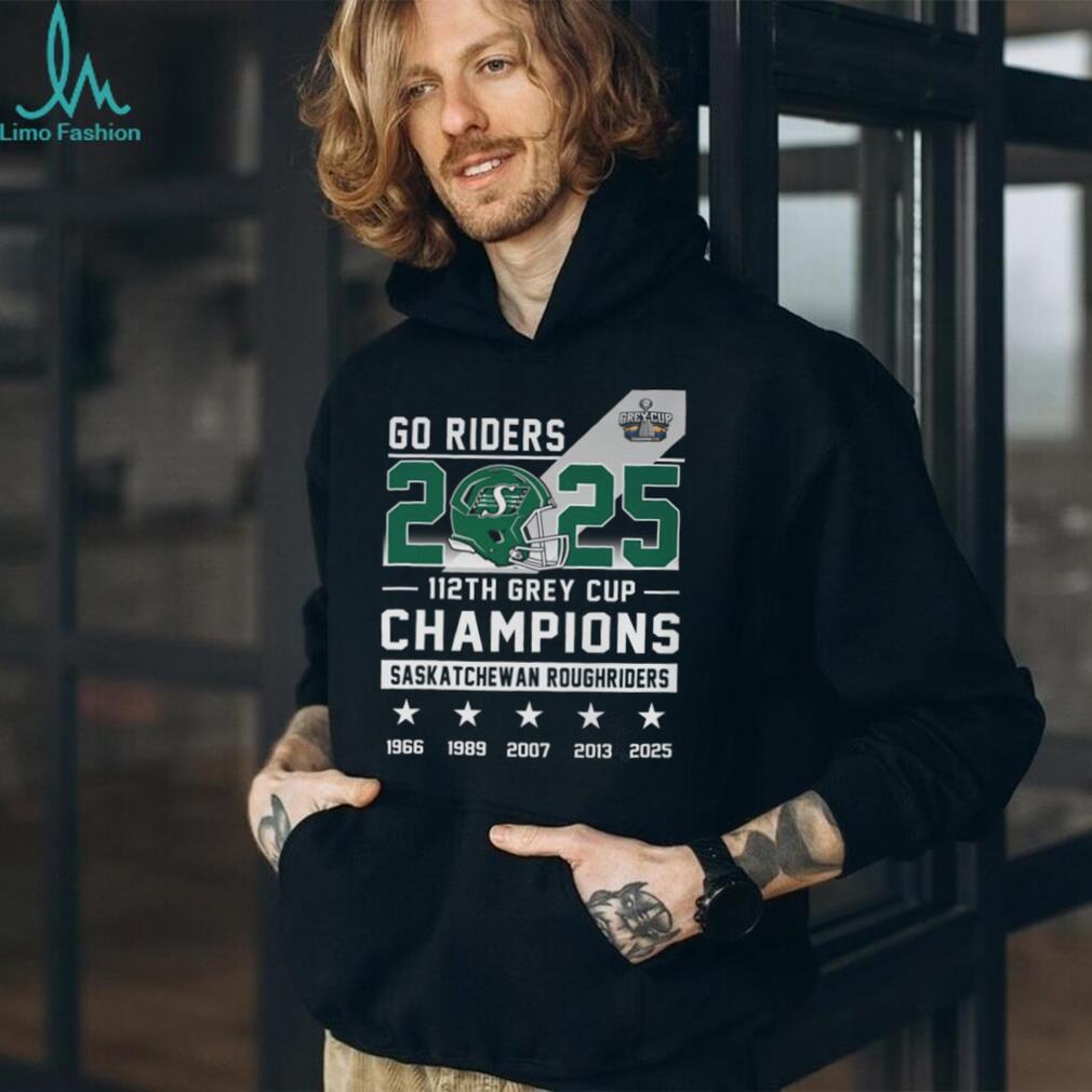 Saskatchewan Roughriders 2025 Grey Cup Champions T Shirt Saskatchewan Roughriders 2025 Grey Cup Champions T Shirt