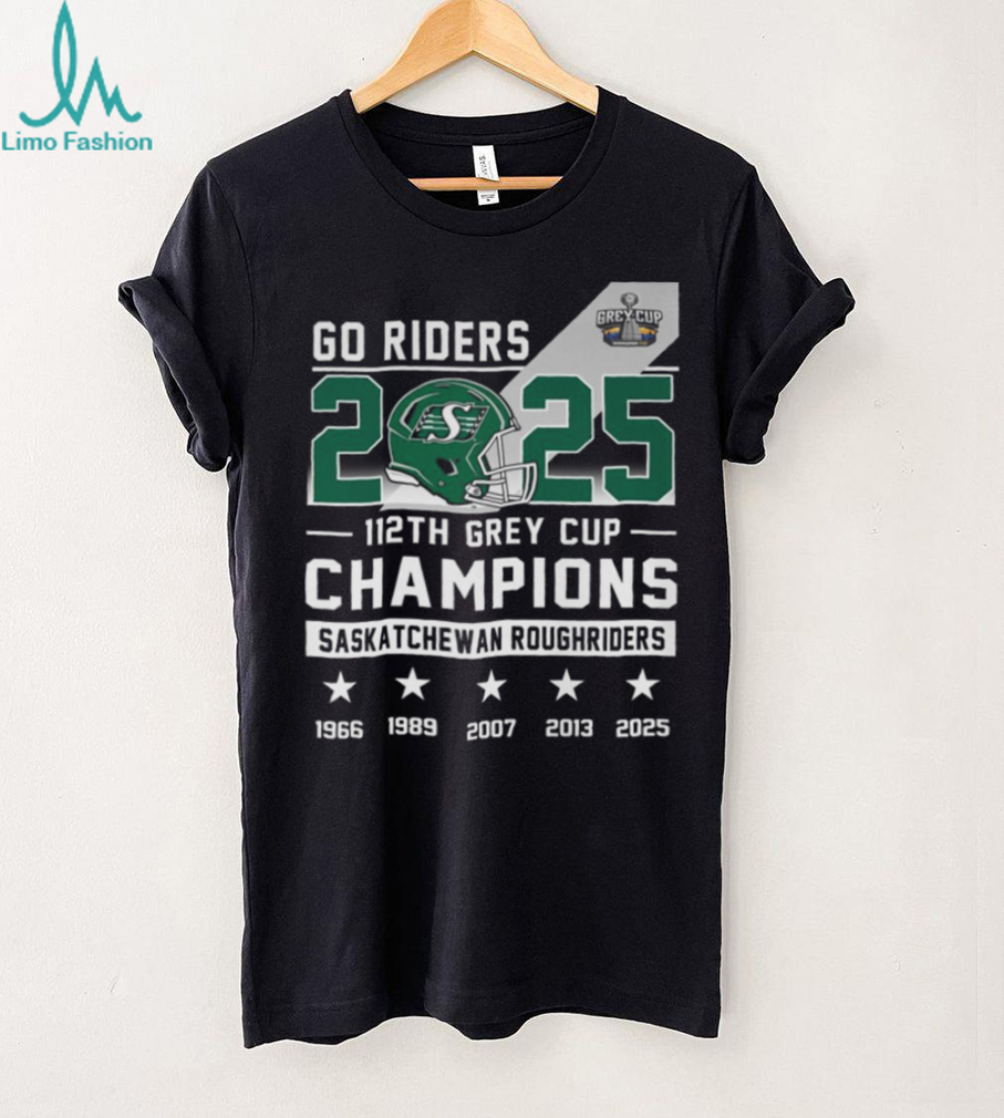Saskatchewan Roughriders 2025 Grey Cup Champions T Shirt Saskatchewan Roughriders 2025 Grey Cup Champions T Shirt